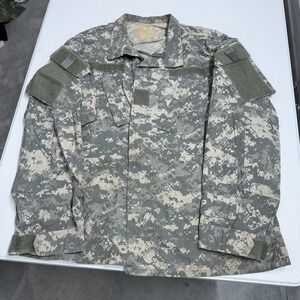 Military ACU Field Jacket Mens Medium Regular Camo Good UCP Digital Ripstop
